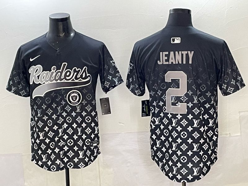 Men 2025 Nike Oakland Raiders #2 Jeanty Black Limited NFL Jersey style 008->atlanta falcons->NFL Jersey